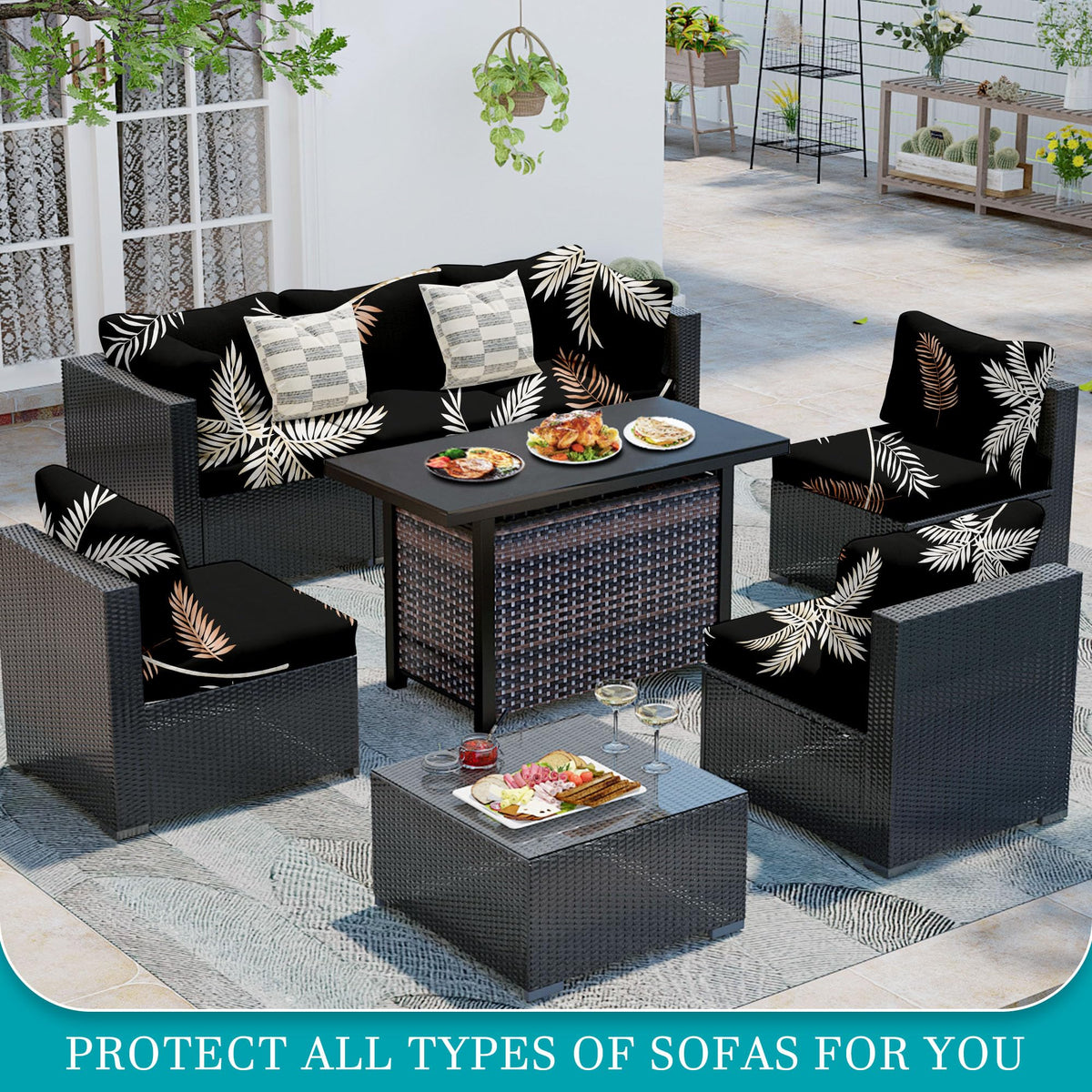 BIETYONE outdoor protection reduces wear and stains on sofas