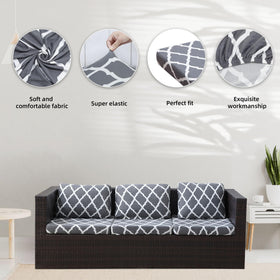 BIETYONE soft elastic cushion cover hugs cushions of various shapes.