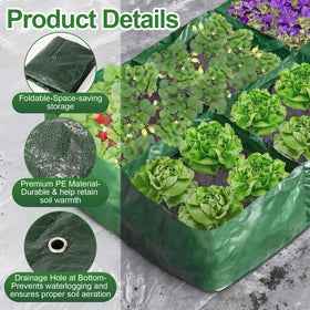 BIJOKETTEN 3-pack grid design promotes downward root growth