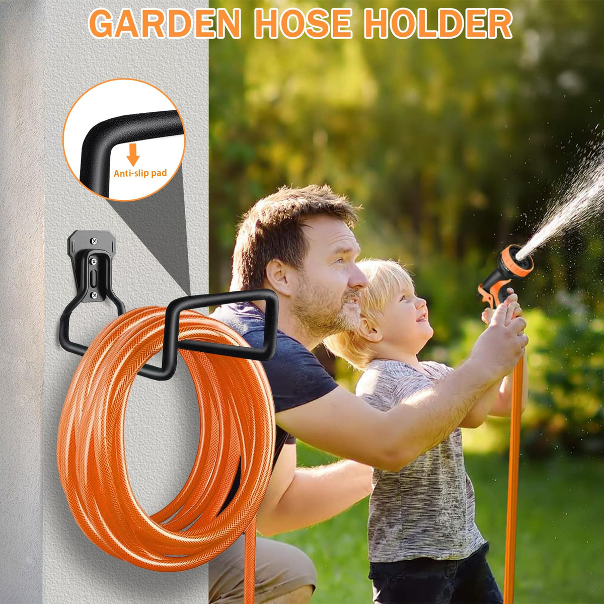 BIJOKETTEN Hose Holder outdoor rack keeping hoses off the ground