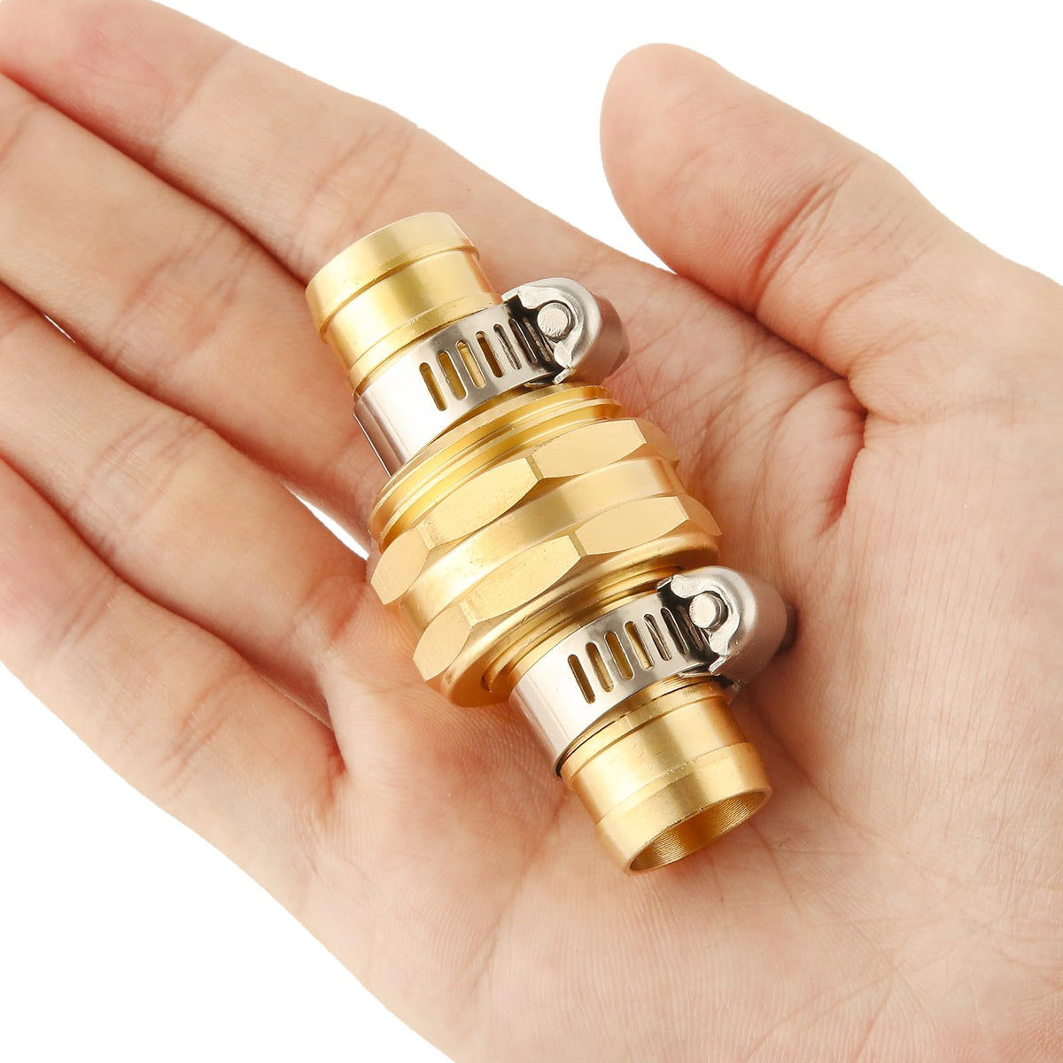 Bilal brass hose repair kit clamps securing hose ends for durability