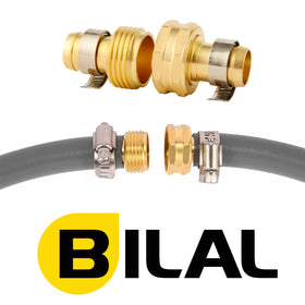 Bilal brass hose repair kit packaging reveals contents and compatibility
