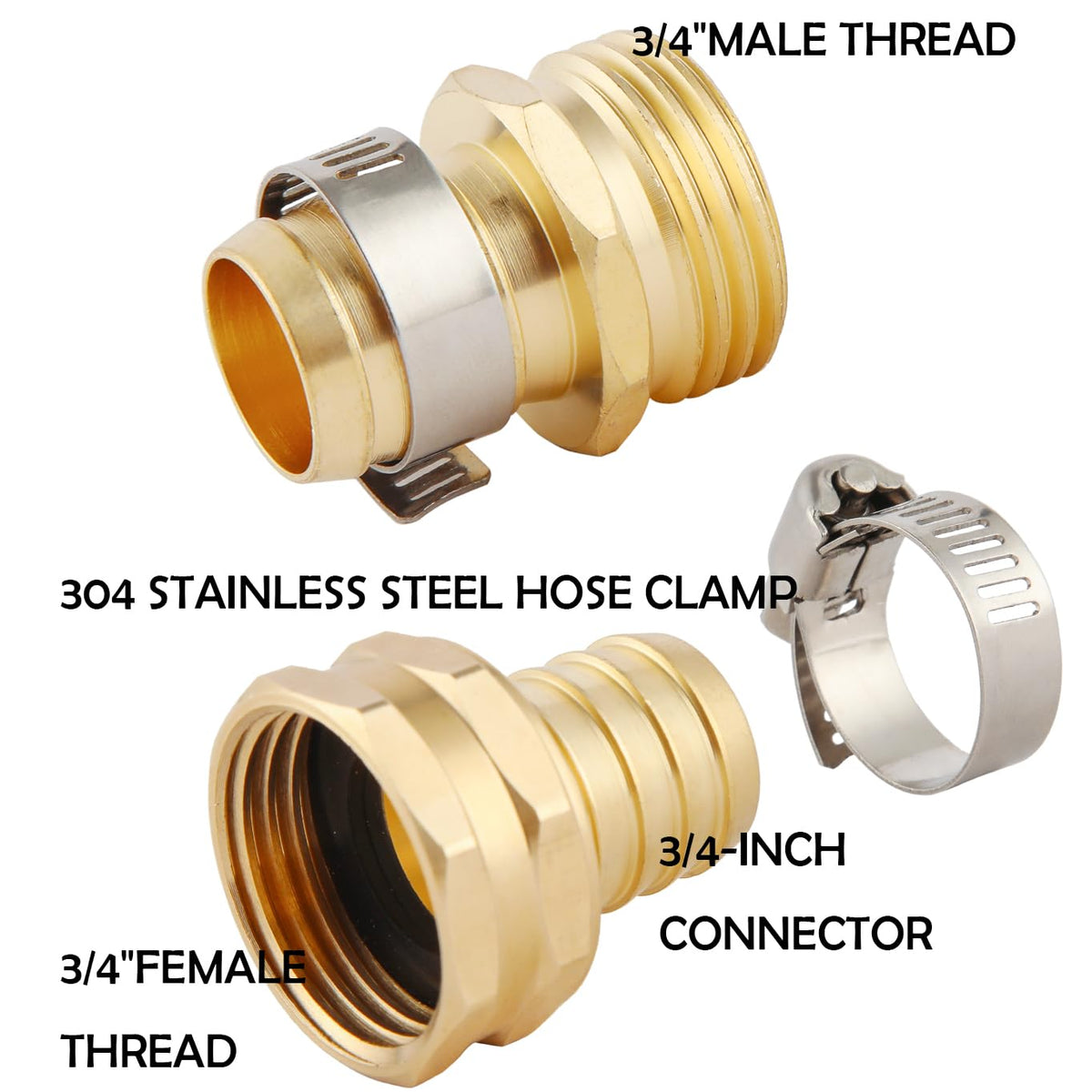 BILAL brass gasket for durable, leak-free hose repairs