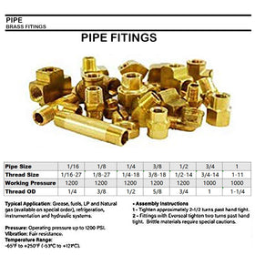 BILAL two-pack brass adapters ready for quick pipe upgrades