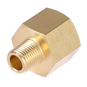 BILAL NPT-threaded brass adapter shown for water-line setup