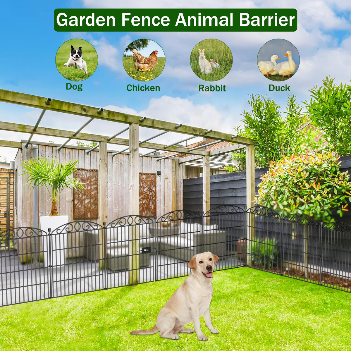 Bilibompa arched design border adds elegance to yard edges