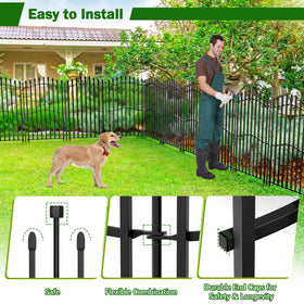 Bilibompa customizable panels fit flower beds and pet play areas.