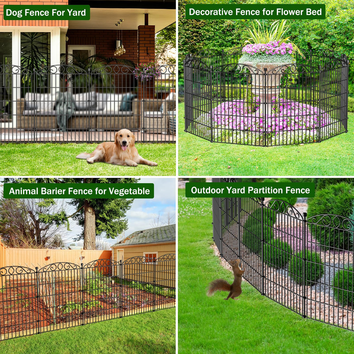 Bilibompa decorative border creating neat yard lines and plant protection