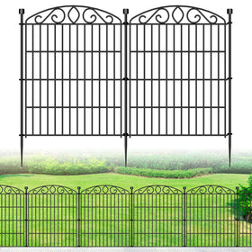 Bilibompa no-dig garden fence 6-panel setup protects yards from rabbits and small dogs.