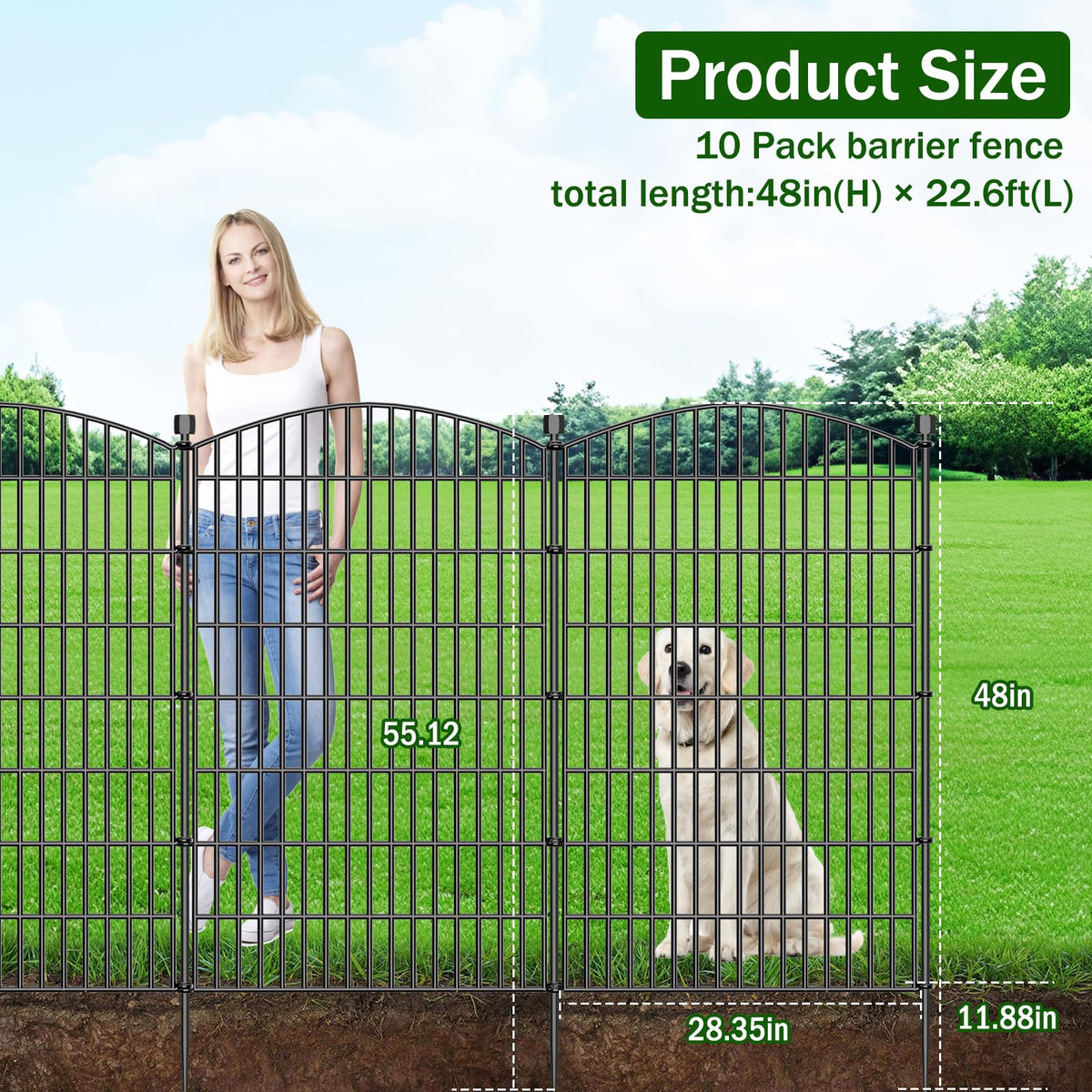 Bilibompa ten-panel assembly demonstrates easy no-dig setup.