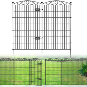 Bilibompa no-dig garden fence assembly for quick, tool-free setup.