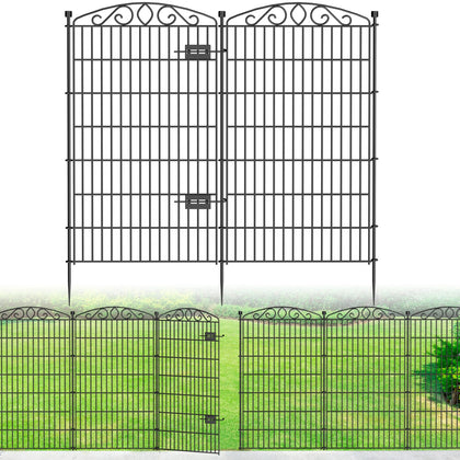 Bilibompa no-dig garden fence assembly for quick, tool-free setup.