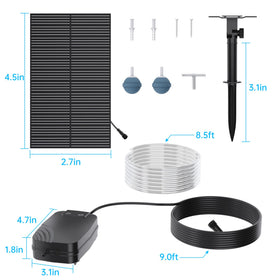 Biling 2W aerator supports healthy water for stock tanks and ponds.