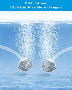 Biling pond aerator with three modes enables customizable bubbling for different pond needs.
