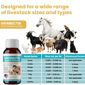 Bingbrofam dewormer used with poultry for digestive balance