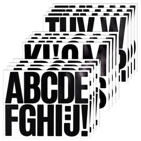 BINLINHONGO alphabet stickers 3-inch sheets for mailboxes and doors with easy application