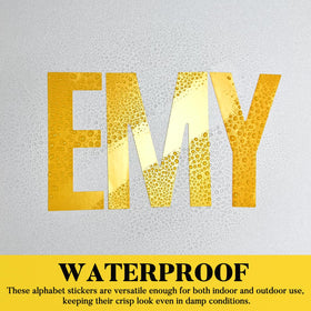BINLINHONGO scratch-resistant vinyl provides durable lettering