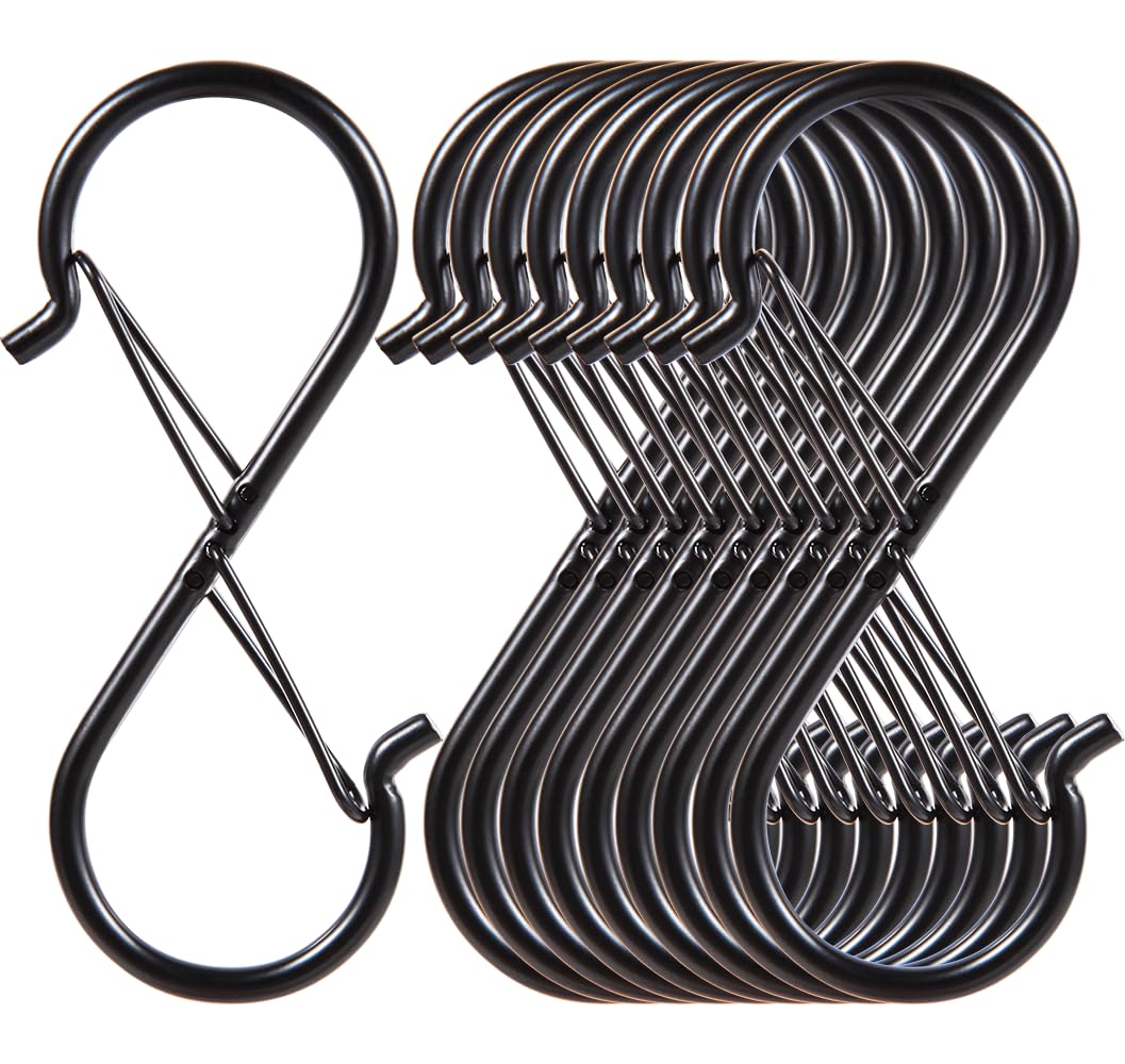 BINNIKY S hooks heavy-duty outdoor use for plants and feeders.