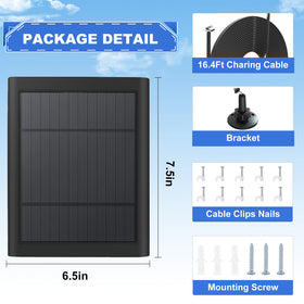 Binwacool packaging includes panel, cable, mount and screws