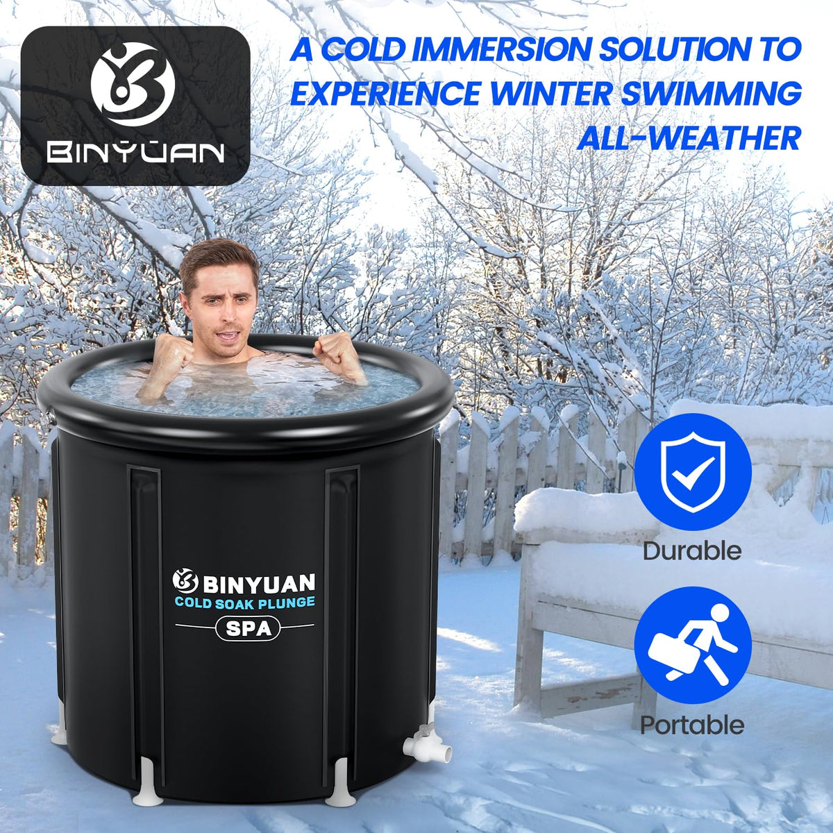 BINYUAN XL collapsible design enabling easy setup and portability