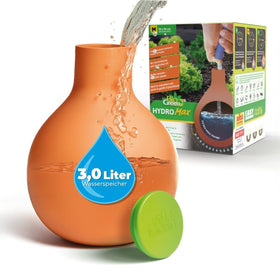 Bio Green Hydro Max M self-watering system delivering steady irrigation to garden plants.