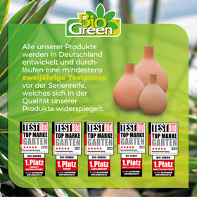 Bio Green Hydro Max M winter protection helps prevent frost damage when removed.