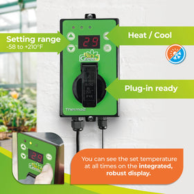 BioGreen Thermo2 power connection shown supporting up to high power devices