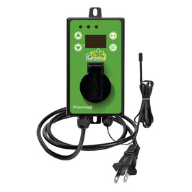 BioGreen Thermo2 thermostat front display shows precise readings for greenhouse control