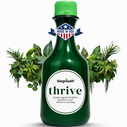 BIOGROWTH ORGANICS concentrated liquid enzyme-powered bottle improves nutrient absorption for rapid growth