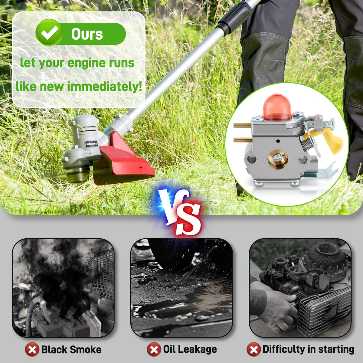 Compatibility note with Poulan, Husqvarna and Craftsman trimmers.