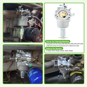 BioLion D110 carburetor installed on John Deere for reliable lawn power