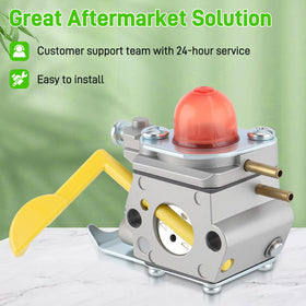 Primer bulb and gasket set arranged for fast, mess-free installation.