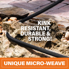 Bionic Flex Pro brass stabilizer collar keeps hose aligned at the spout.