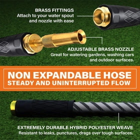 Bionic Flex Pro lightweight hose enables effortless maneuvering around obstacles.
