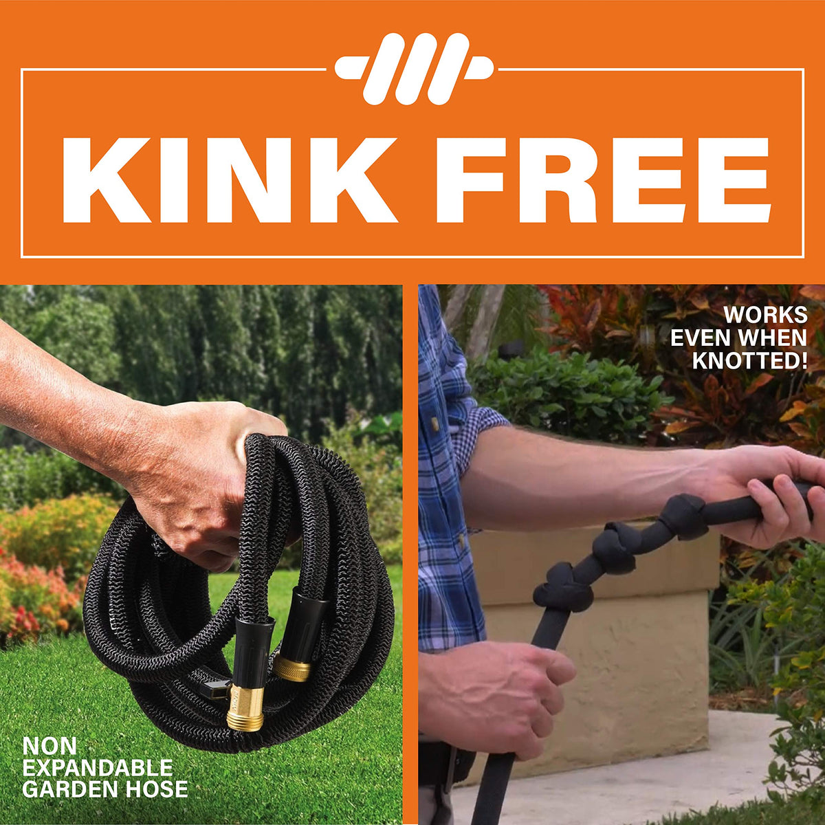 Bionic Flex Pro non-expandable design maintains a steady, uninterrupted water flow.
