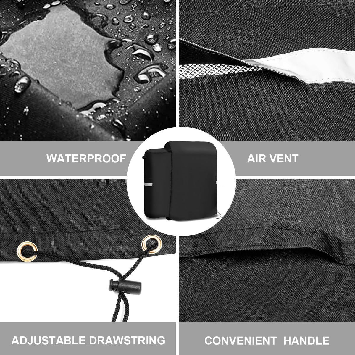 Waterproof BIQetrae cover for Classic 700, keeps grill dry