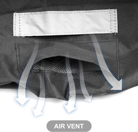 BIQetrae grill cover with reflective tape for better safety at night