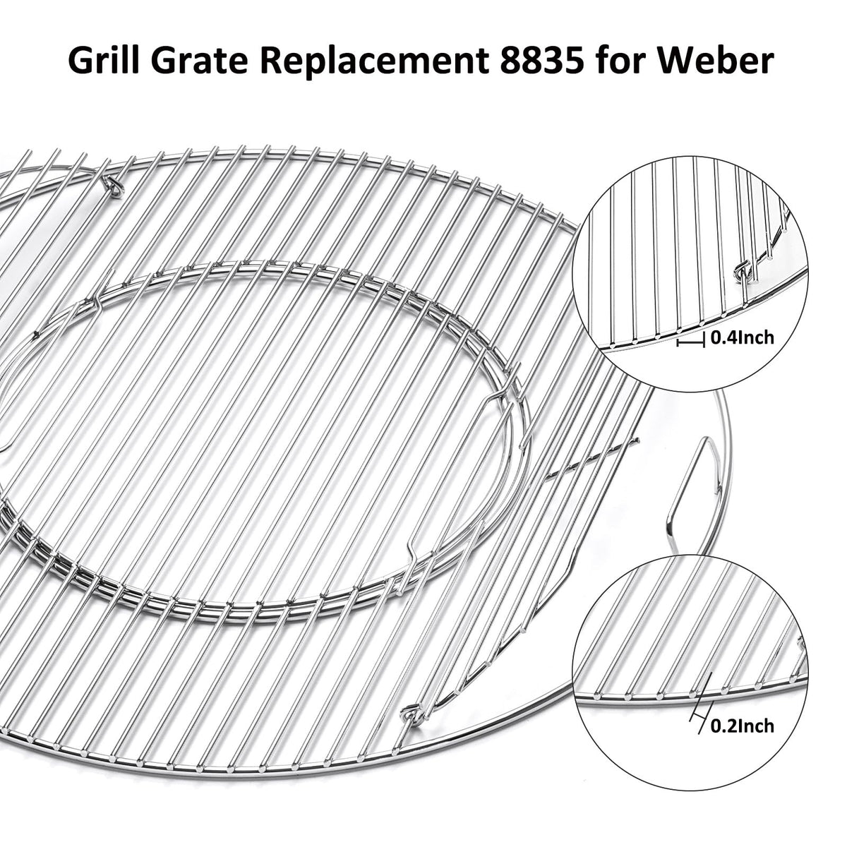 BIQetrae removable center 12-inch grate enabling Gourmet BBQ System options