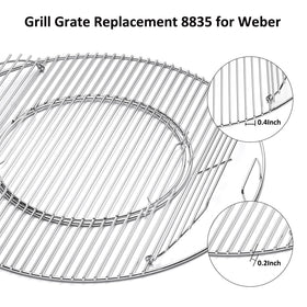 BIQetrae removable center 12-inch grate enabling Gourmet BBQ System options