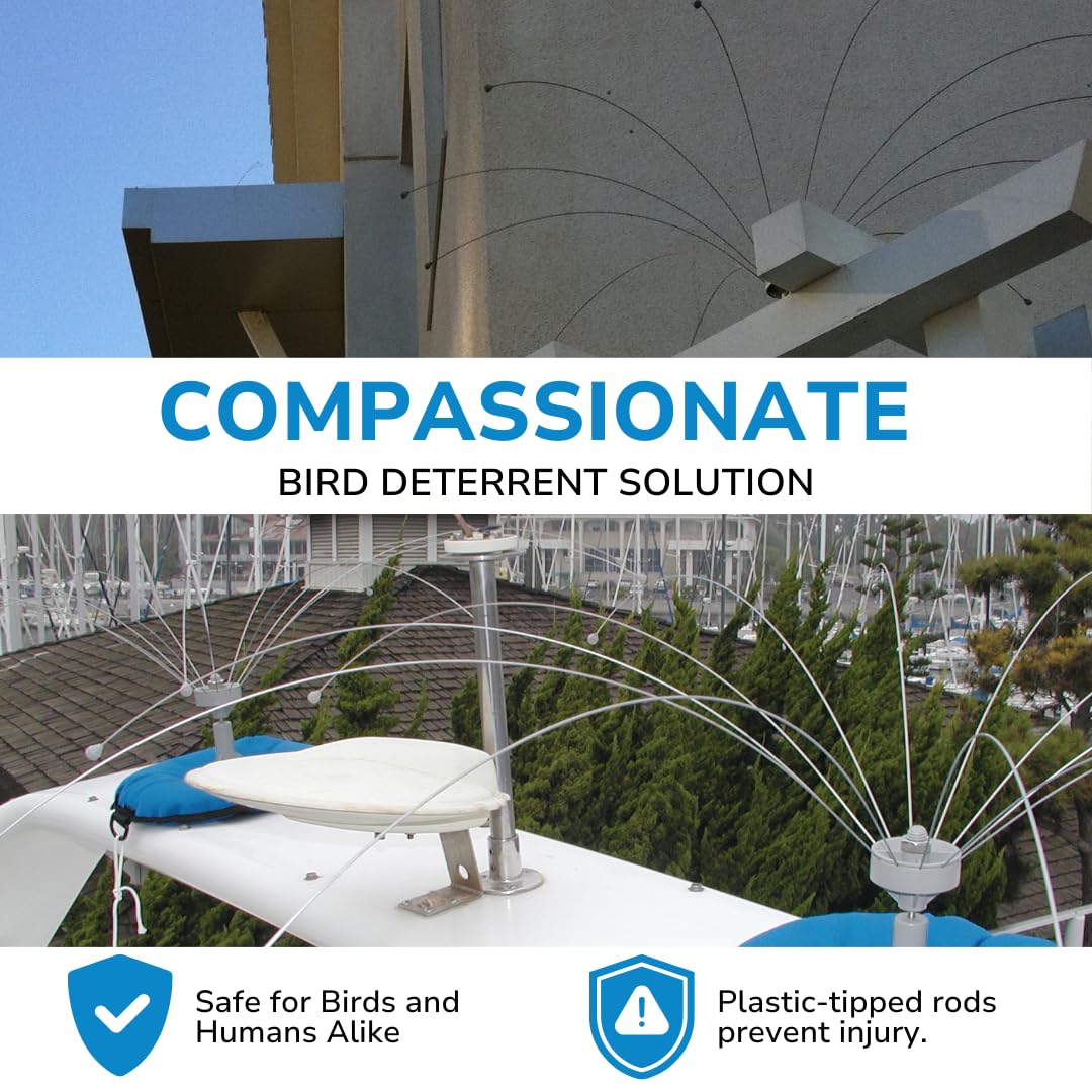 Bird Barrier Daddi Long Legs HVAC unit protection reduces landing spots