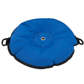 Bird Barrier sand bag boat base attached to Daddi Long Legs for secure deterrence