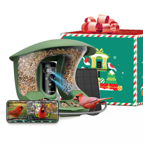 Birdfy 2 smart bird feeder with camera captures real-time backyard birds in crisp detail.