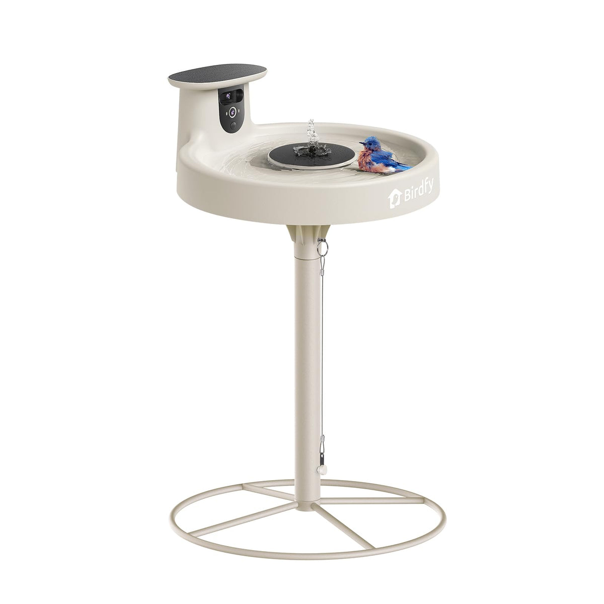 Birdfy Bath Pro dual lens camera captures crisp 2K footage of birds