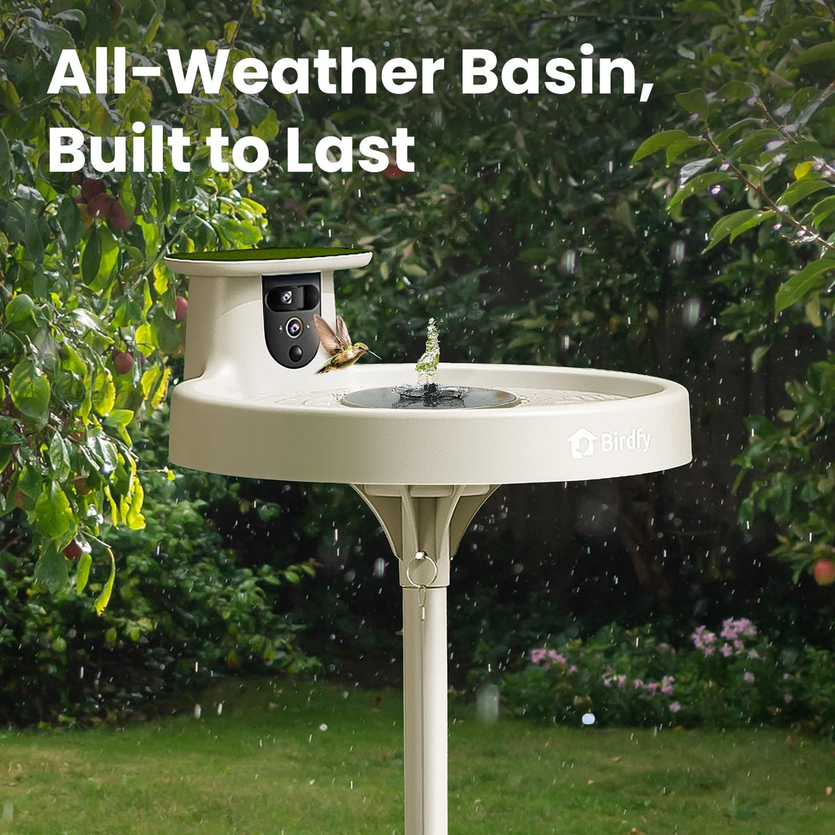 All weather design helps you build a thriving backyard bird garden