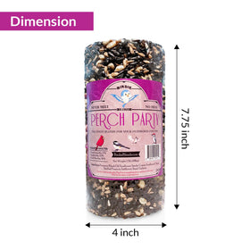 Birdie Blends Perch Party 2-pack packaging showcases USA-made product.