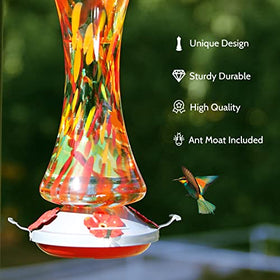 Birdkiss 20oz nectar container ready for outdoor use.
