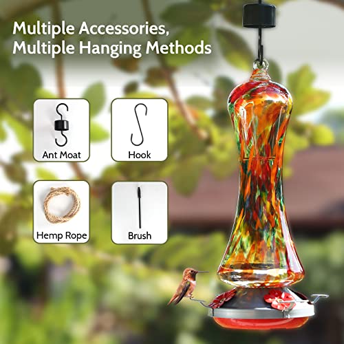 Birdkiss feeder showing sturdy metal base and four feeding ports.