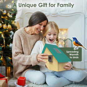 Birdkiss Smart Bird House protective entrance design supports secure nesting.