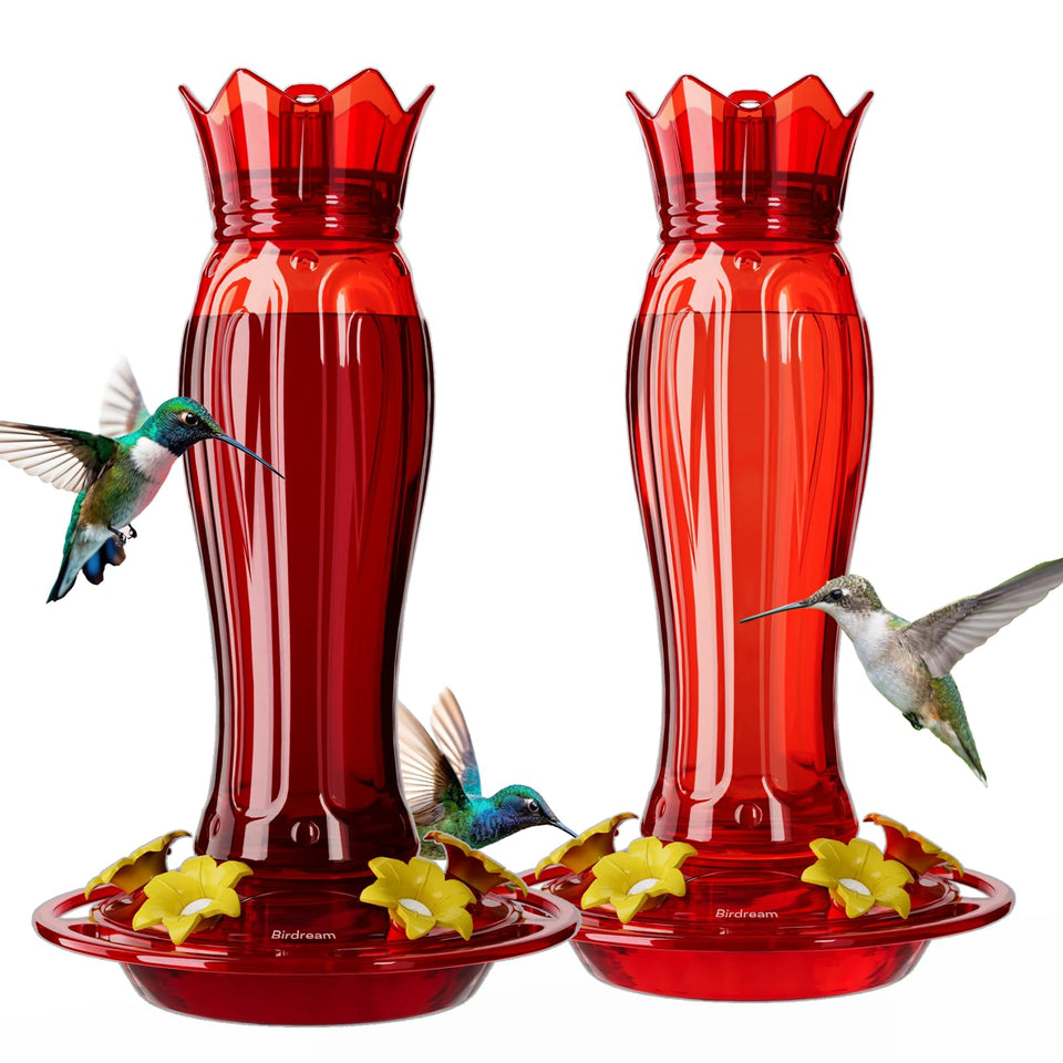 Birdream 2026 upgraded hummingbird feeder with vibrant color attracts hummingbirds