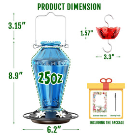 Birdream hummingbird feeder ant moat helps keep nectar clean outdoors